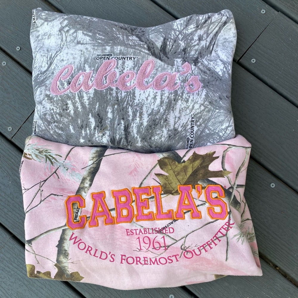 Cabela's Womens Sweatshirts | set of 2 | L & M